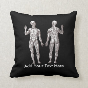 Muscle Men - Anatomy of the Human Muscular System Cushion