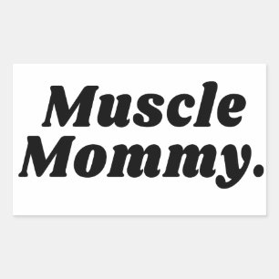 muscle mommy sticker