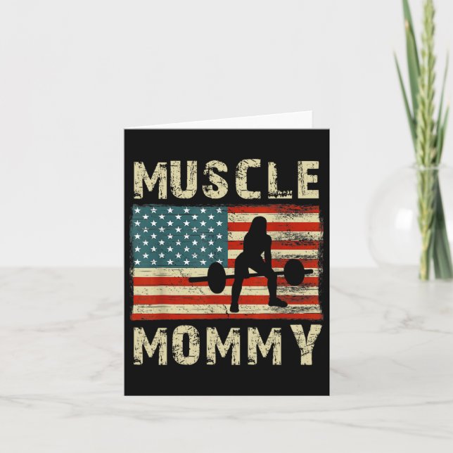 Muscle Mummy Womens Bodybuilding Bodybuilder Weigh Card (Front)