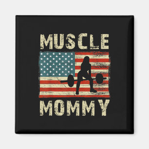 Muscle Mummy Womens Bodybuilding Bodybuilder Weigh Magnet