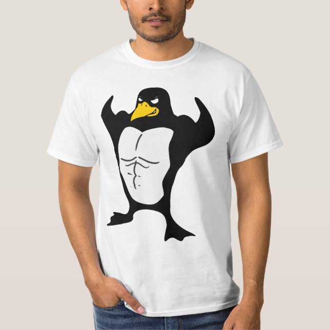 Muscle Penguin T-Shirt (Front)