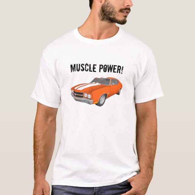 Muscle Power: Chevelle 3D Model: T-Shirt (Front)