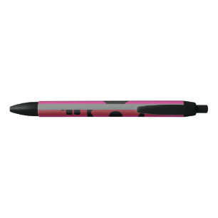 MUSCLE PRIDE FLAG BLACK INK PEN