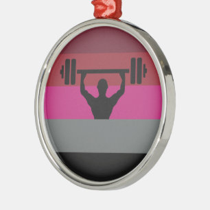 MUSCLE PRIDE METAL TREE DECORATION