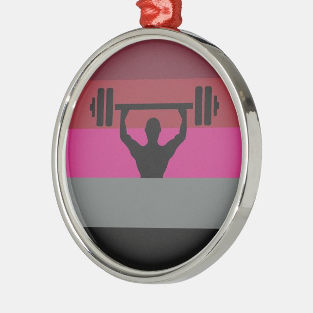 MUSCLE PRIDE METAL TREE DECORATION (Left)