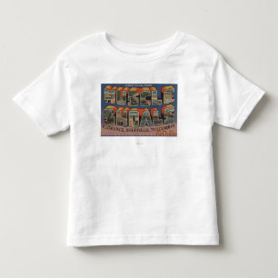 Muscle Shoals, Alabama - Large Letter Scenes Toddler T-Shirt