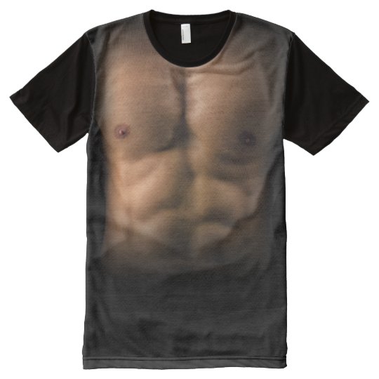 t shirt with abs print