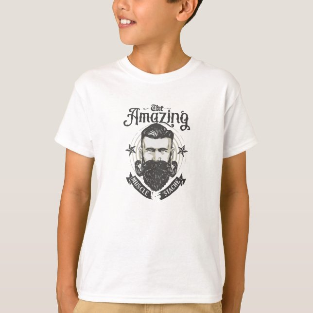 Muscle Stache T-Shirt (Front)