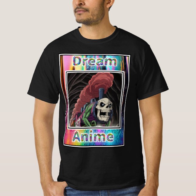 Muscle Train Dream Anime T-Shirt (Front)