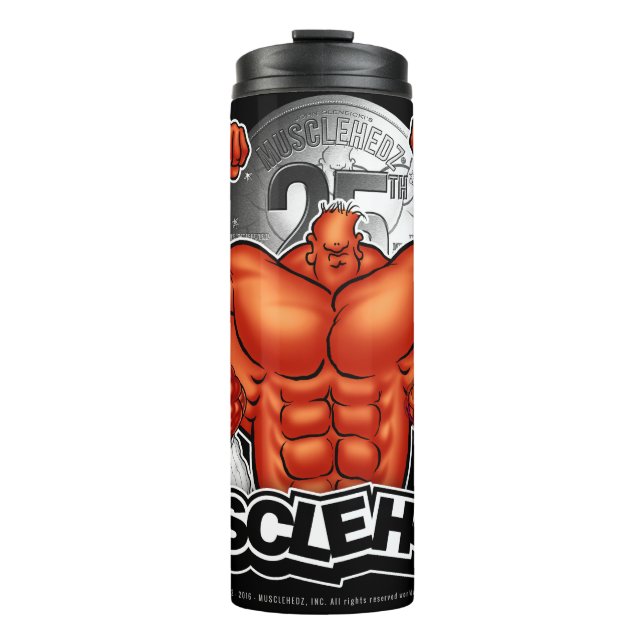 MUSCLEHEDZ 25TH ANNIVERSARY THERMAL TUMBLER (Front)