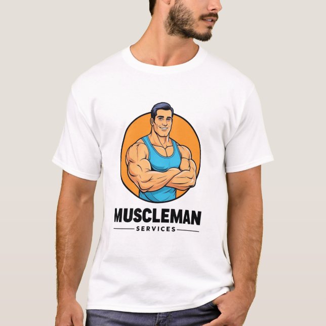 Muscleman Services T-Shirt (Front)