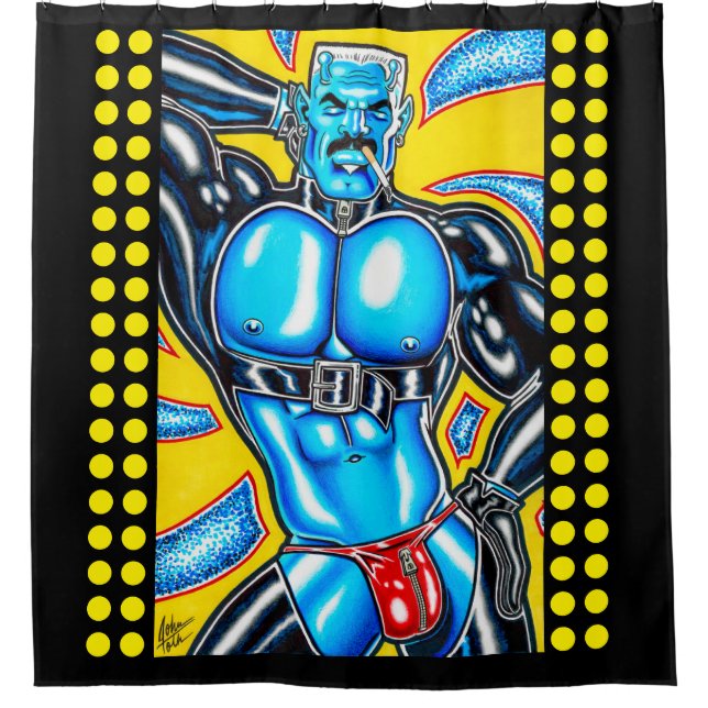 Musclemen from Mars™ Shower Curtain (Front)