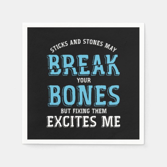 Muscles Bone Surgeon Orthopaedic Gift Stick And St Napkin (Front)