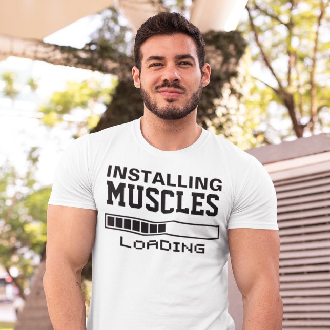 Muscles Funny Geek T-Shirt (Creator Uploaded)
