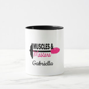 Muscles & Mascara Personalised Fitness Mug