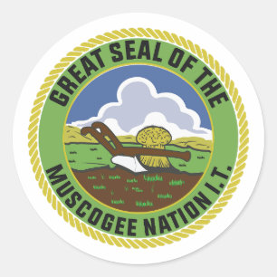  muscogee flag-great seal of the muscogee