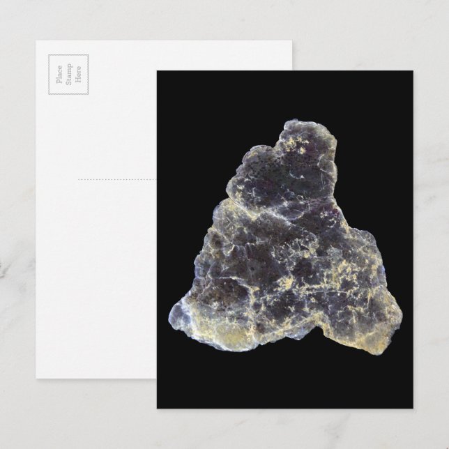 Muscovite Mica Mineral Rock Nature Photography Postcard (Front/Back)