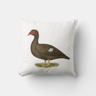 Muscovy Duck Chocolate Cushion