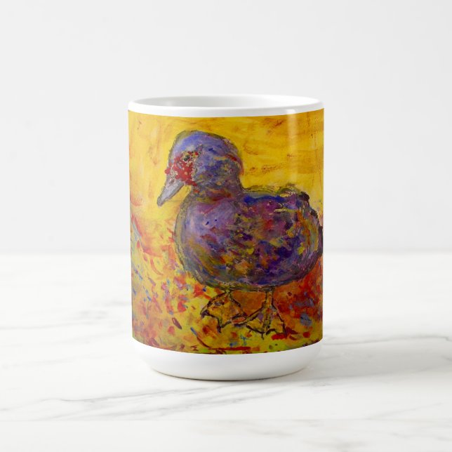 muscovy duck coffee mug (Center)