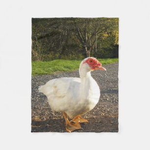 Muscovy Duck Fleece Blanket