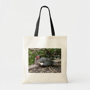 Muscovy duck tote bag