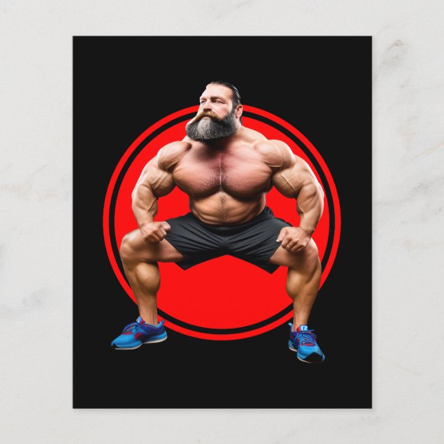 Muscular Bearded Flyer (Front)