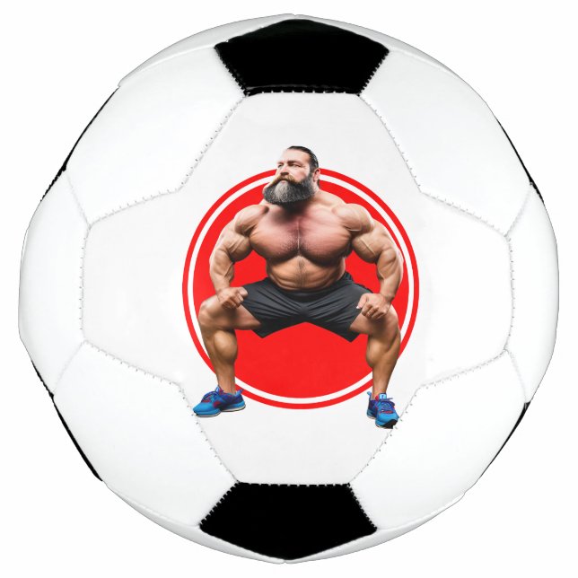 Muscular Bearded Football (Front)