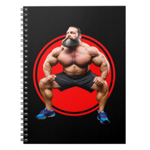 Muscular Bearded Notebook