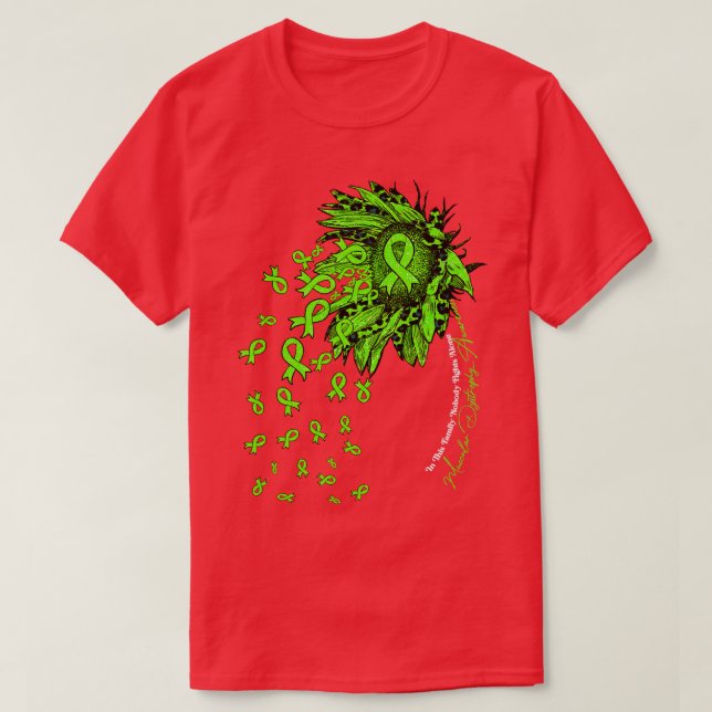 Muscular Dystrophy Awareness Awareness sunflower n T-Shirt (Design Front)