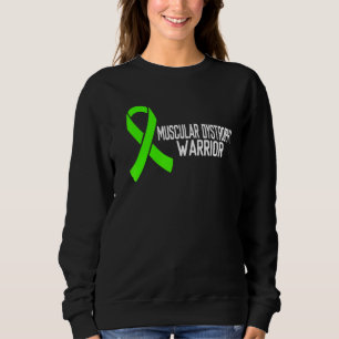 Muscular Dystrophy Awareness Green Ribbon Disease  Sweatshirt