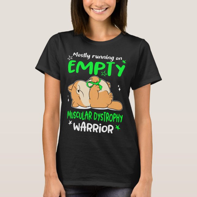 Muscular Dystrophy Awareness Ribbon Support Gifts T-Shirt (Front)