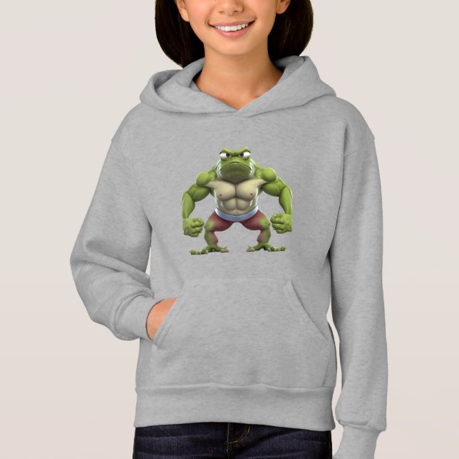 Muscular Frog, Strong Muscular Bodybuilding Frog (Front)