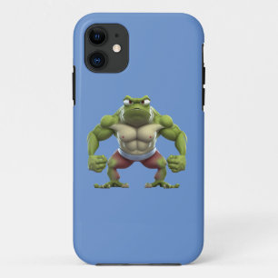Muscular Frog, Strong Muscular Bodybuilding Frog iPhone 11 Case