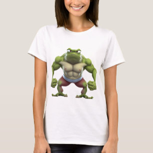 Muscular Frog, Strong Muscular Bodybuilding Frog T-Shirt