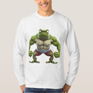Muscular Frog, Strong Muscular Bodybuilding Frog T-Shirt