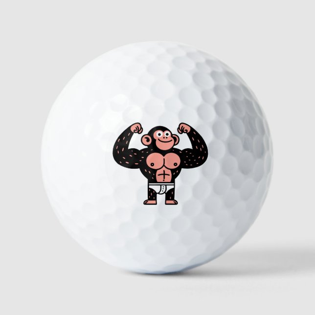 Muscular Golf Balls (Front)