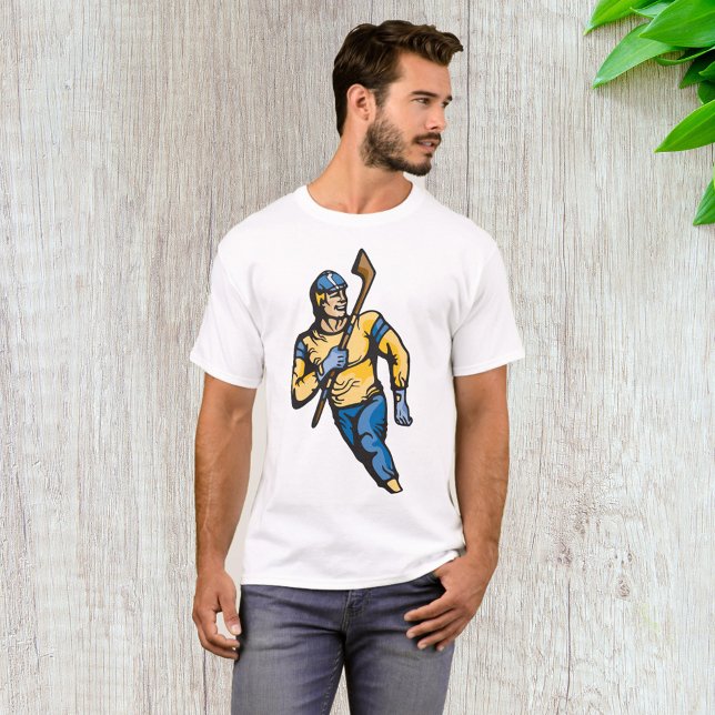 Muscular Hockey Player T-Shirt (Creator Uploaded)