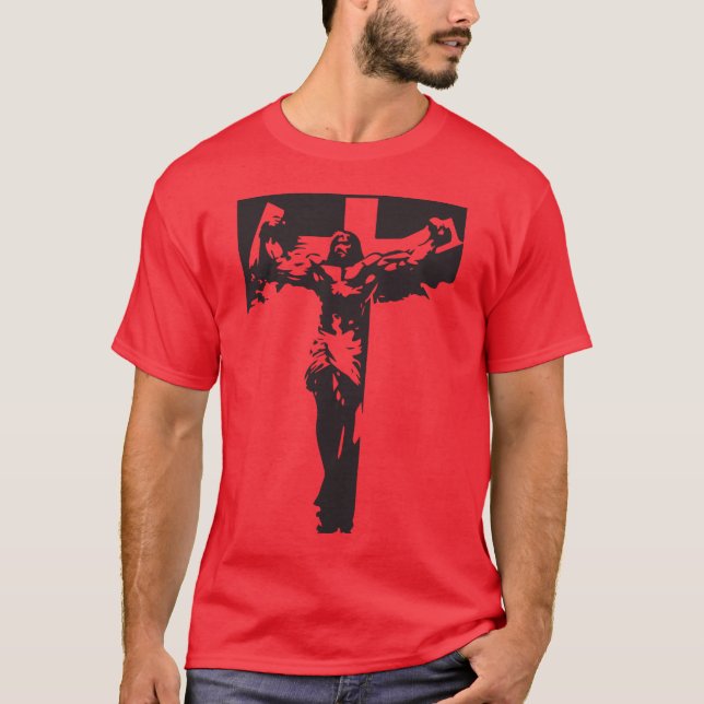 Muscular Jesus T-Shirt (Front)