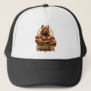 Muscular Pitbull CHARACTER Cap Fitness Style