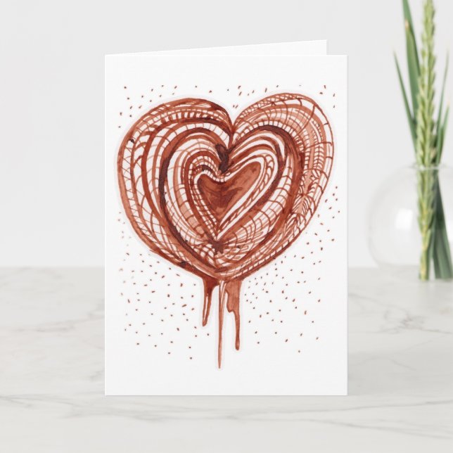 Muscular Pump (heart) drawing Card (Front)
