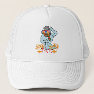 Muscular Snowman Tropical Vacation Thunder_Cove Trucker Hat