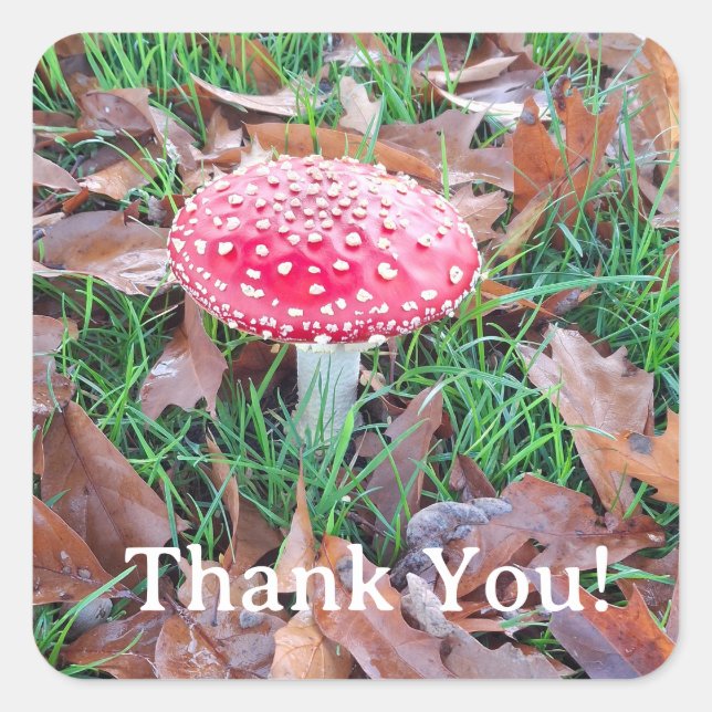 muscular square sticker (Front)