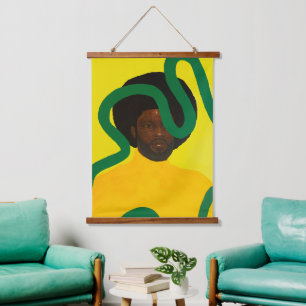 Muse #4 hanging tapestry