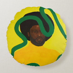 Muse #4 round pillow