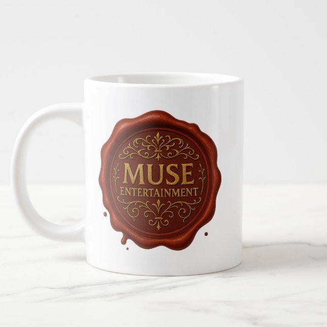 Muse Entertainment™ – Official Logo Large Coffee Mug (Left)