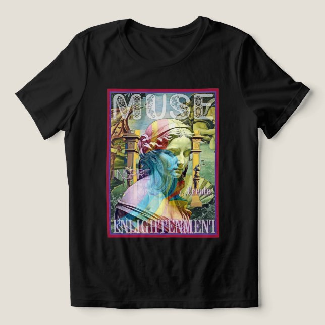 MUSE of Enlightenment Tri-Blend Shirt (Design Front)