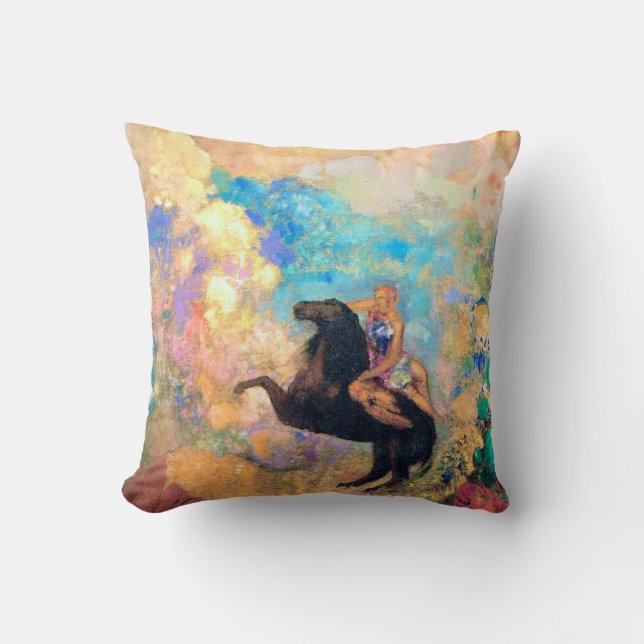 Muse on Pegasus, Redon Cushion (Front)