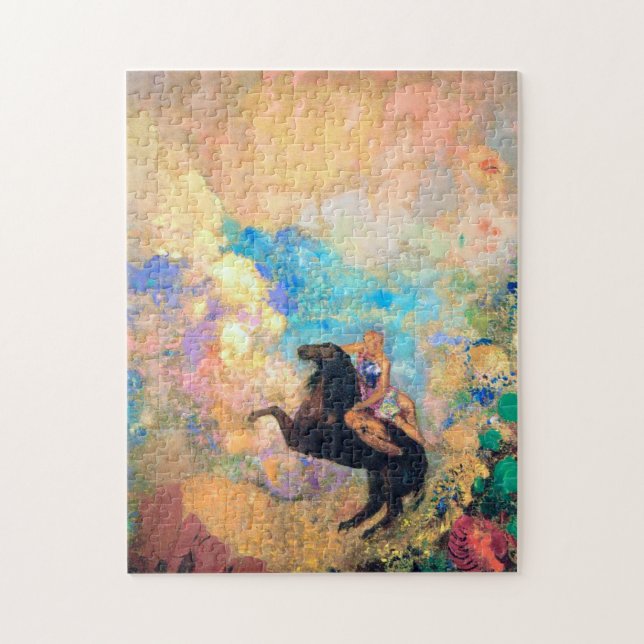 Muse on Pegasus, Redon Jigsaw Puzzle (Vertical)