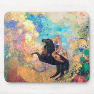 Muse on Pegasus, Redon Mouse Mat