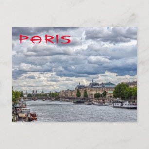 Musée d'Orsay and Seine river - Paris, France Postcard